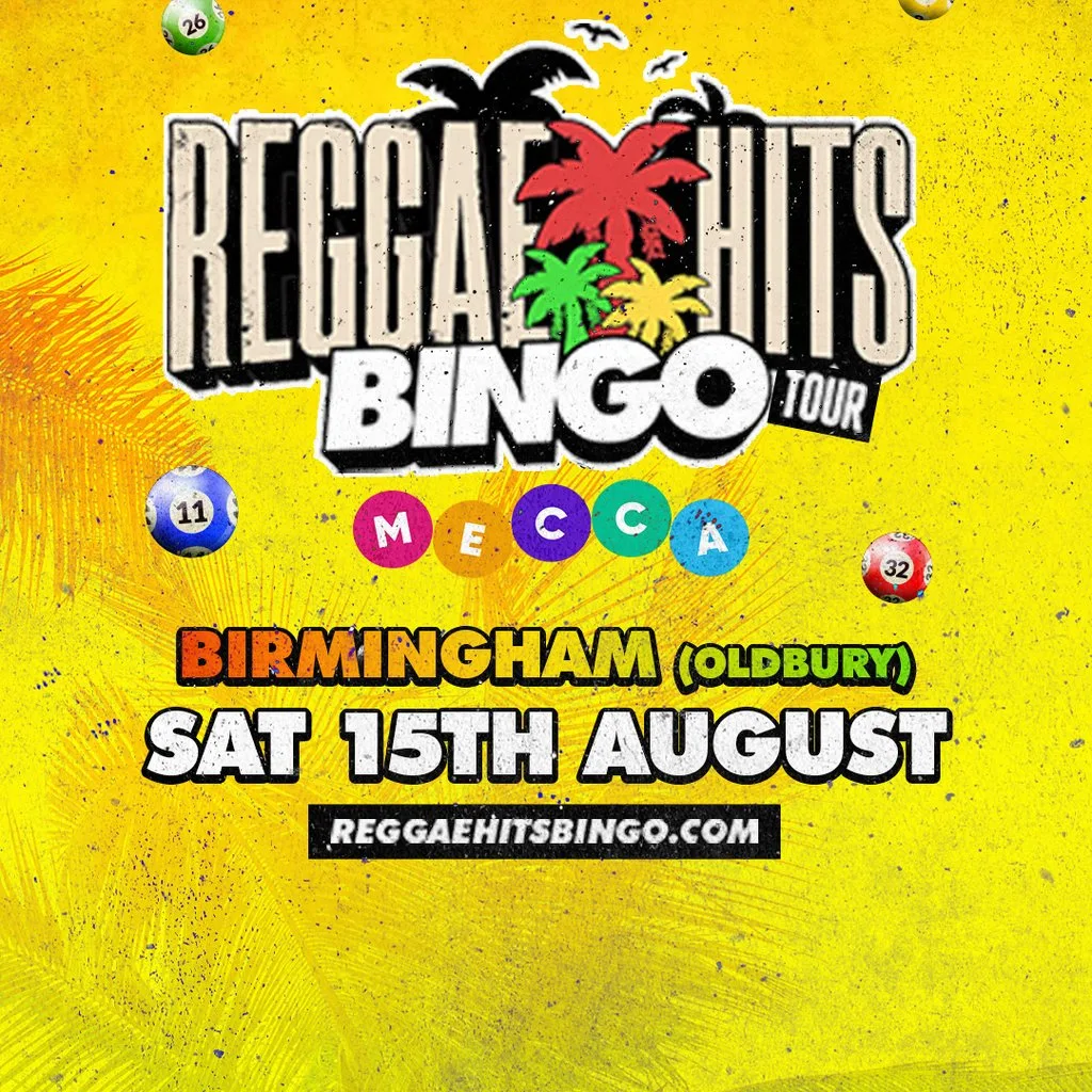 Reggae Hits Bingo | OLDBURY at Mecca Bingo Oldbury