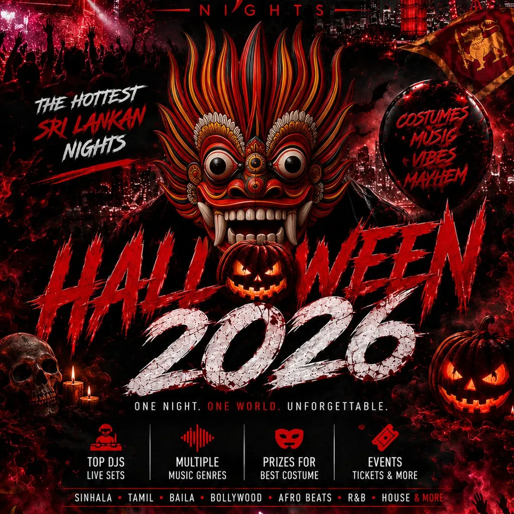 MIRIS NIGHTS presents Sri Lankan Halloween at Goals Heathrow