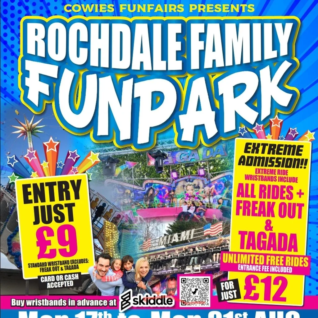 Cowies Funfairs Presents Rochdale Family Fun Park at Cowie's Funfairs Presents Rochdale Family Fun Park