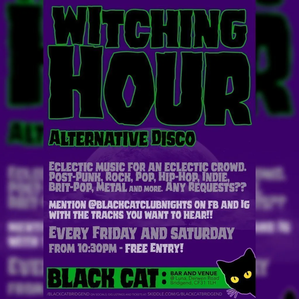 Witching Hour Alternative Club Night at Black Cat Bridgend