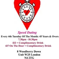 Speed dating 45 years & Overs Tuesdays at Creativity In Our Hands: Suzanne Asphall