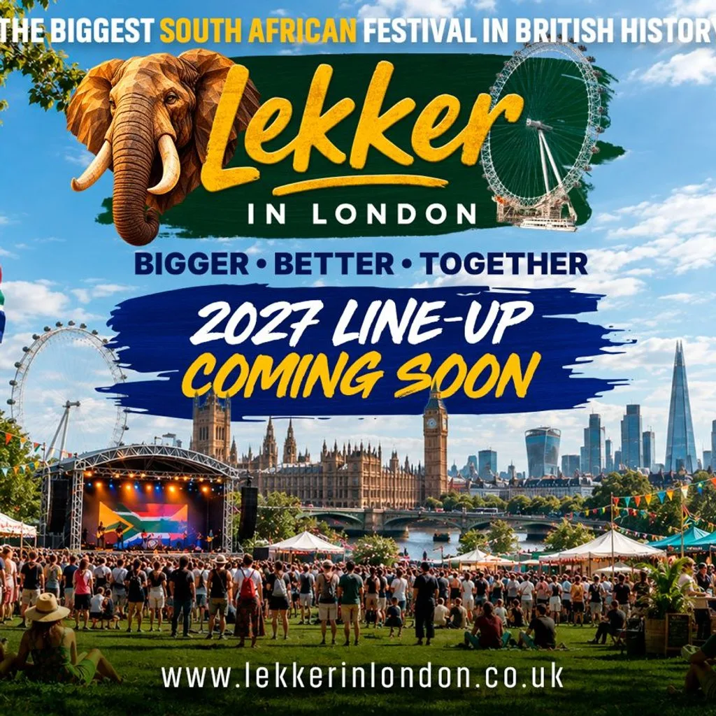 Lekker in London 2027