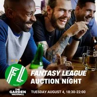 Fantasy League Auction Night at The Garden, Vauxhall
