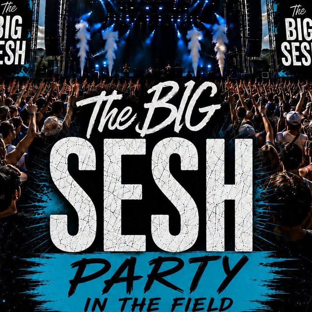 Big Sesh Party in the field