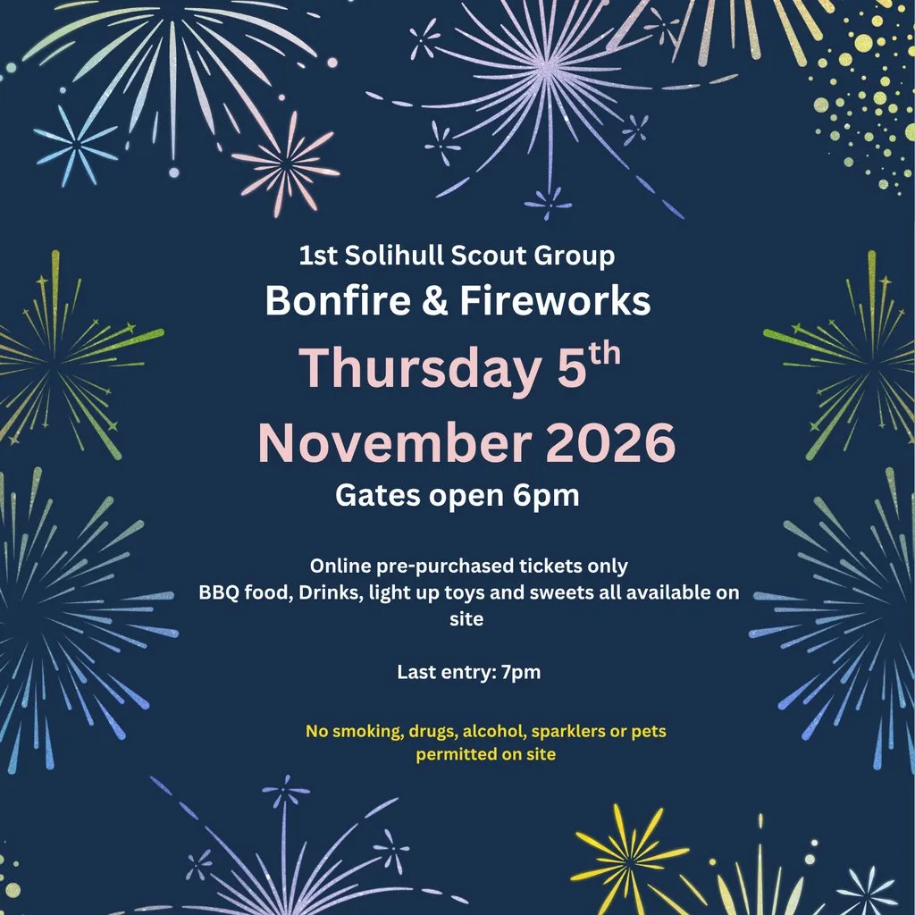 1st Solihull Bonfire & Fireworks Night