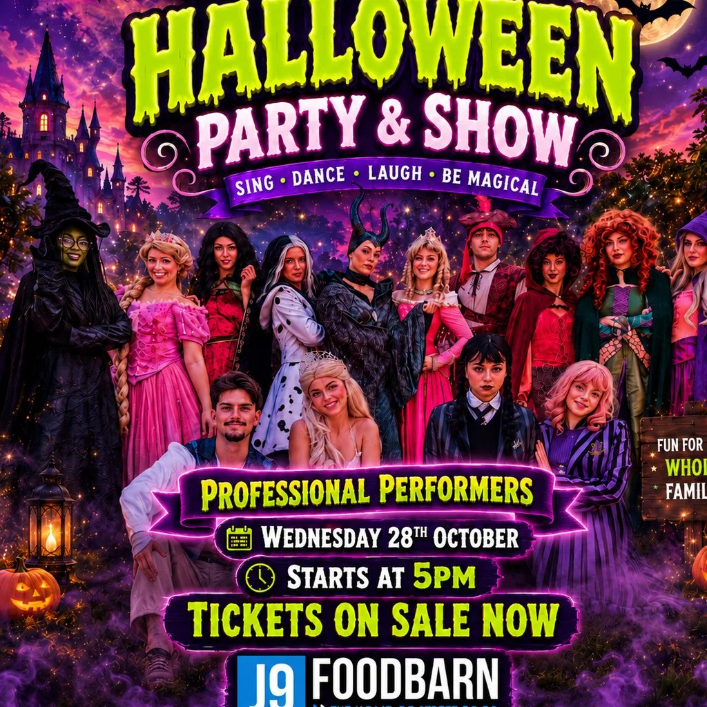 Family Halloween party and show
