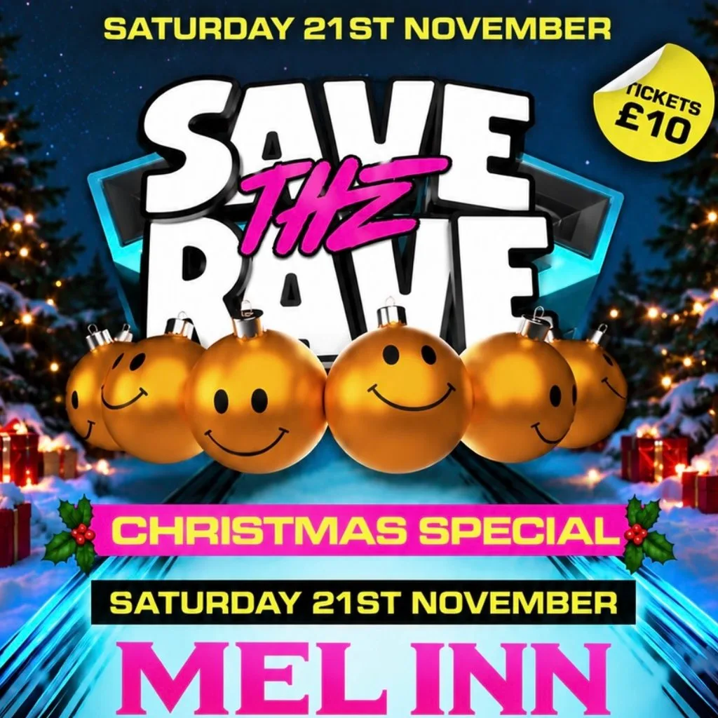Save The Rave: Exclusive Xmas Party - Liverpool at Mel Inn Social Club