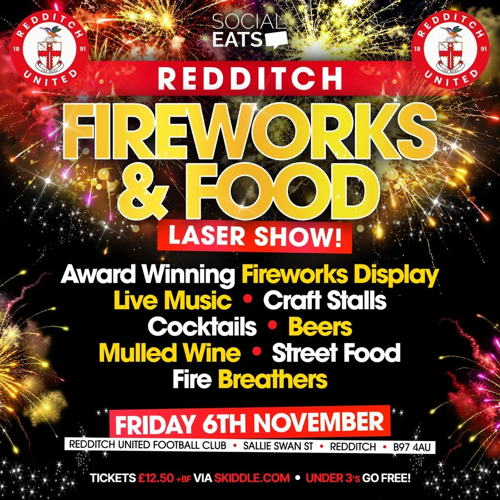 Redditch Fireworks & Food 2026
