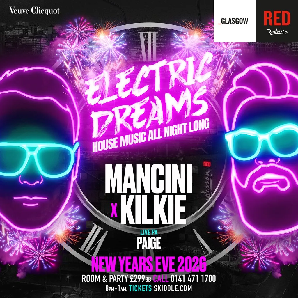 Electric Dreams New Year's Eve ft Jon Mancini & Michael Kilkie at Radisson Red