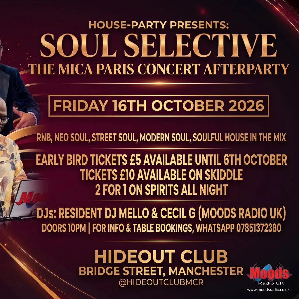 @SOULSELECTIVEMCR Mica Paris Concert Afterparty