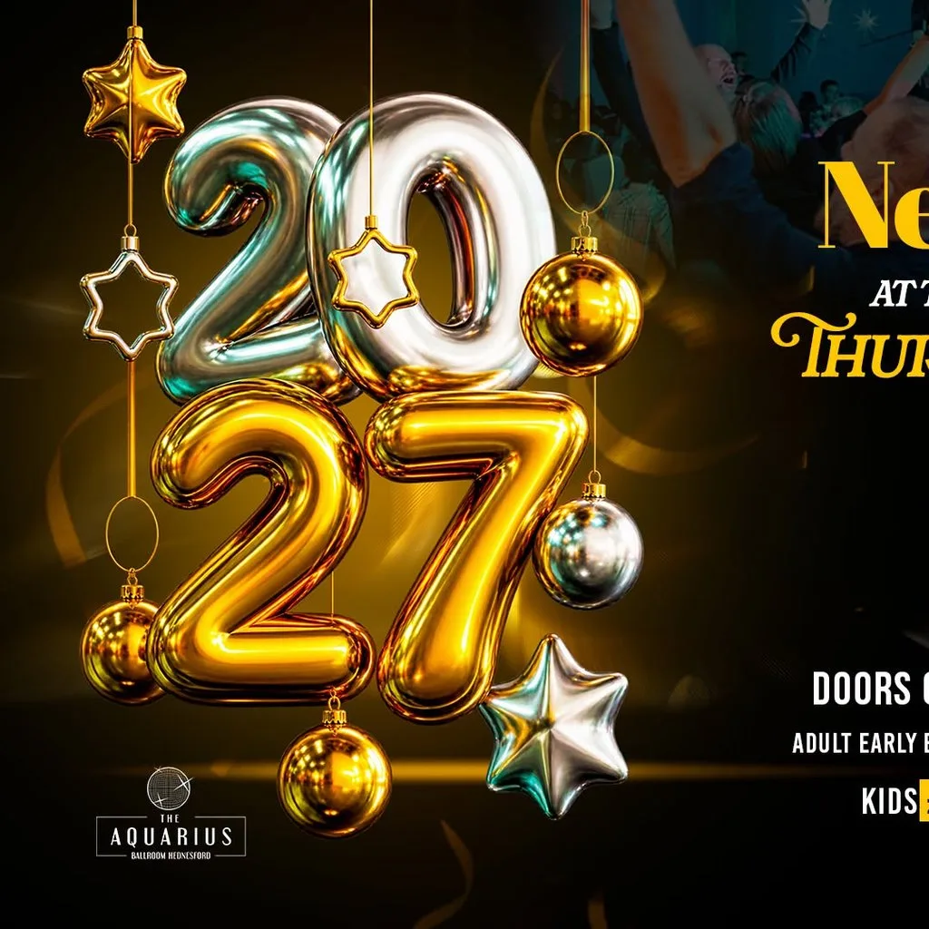 New Years Eve Party at the Aquarius at The Aquarius Ballroom Hednesford