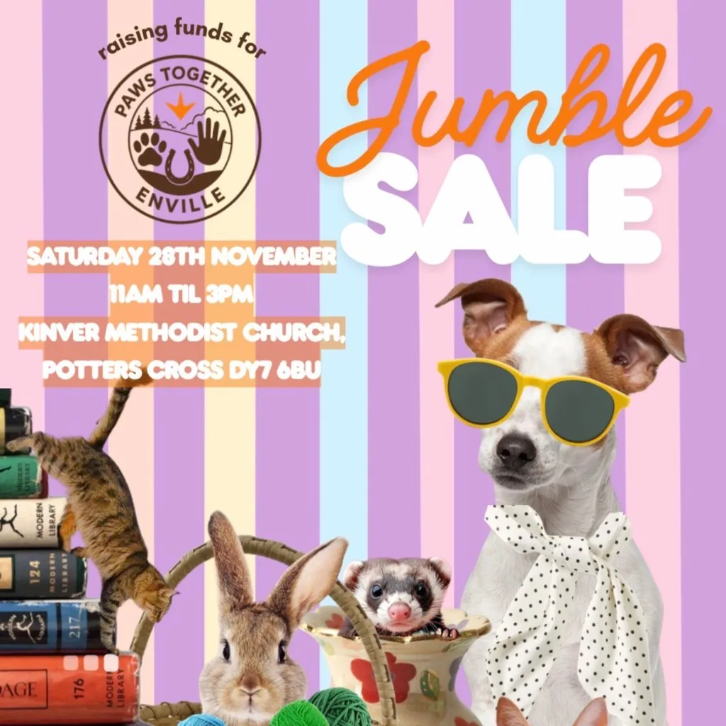 Jumble sale at Kinver Methodist Church
