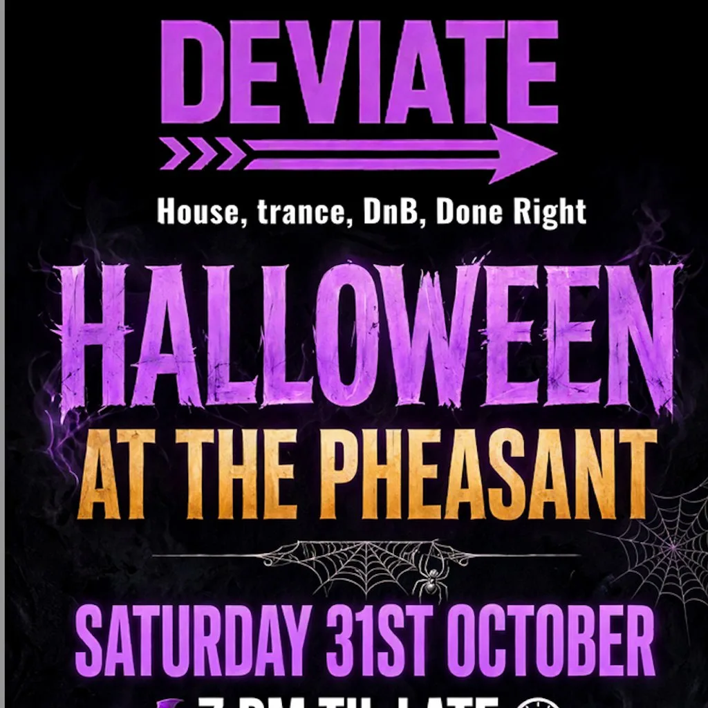 Deviate Presents Halloween at THE PHESANT NEW STREET WORCESTER