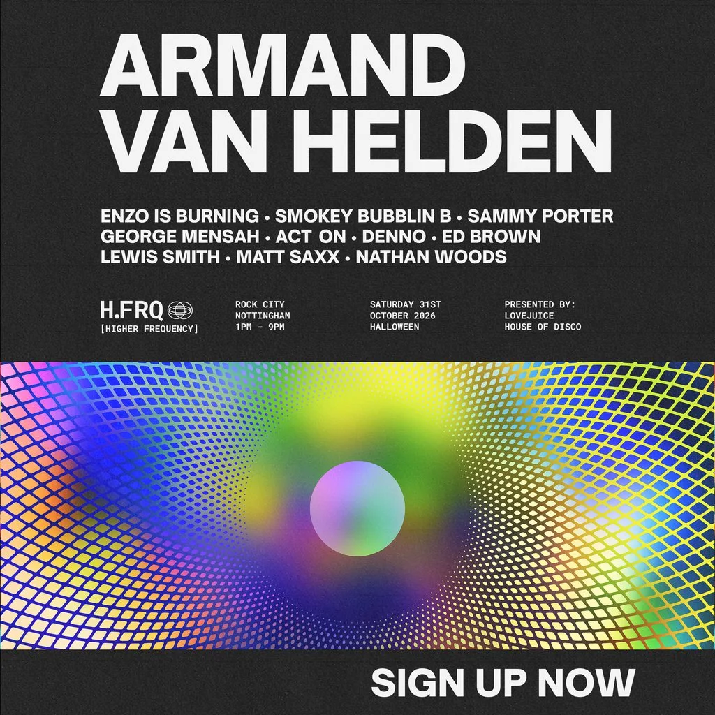 Armand Van Helden @ Rock City Nottingham - Sat 31st October