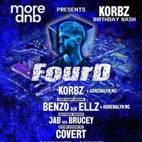 MORE.DNB Presents KORBZ Bday Bash With HEADLINER - FourD at Babas Bar, 5 Crouch St