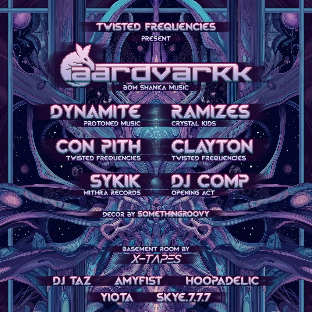 Twisted Frequencies present AARDVARKK | Room 2 by X-Tapes at Volks Club
