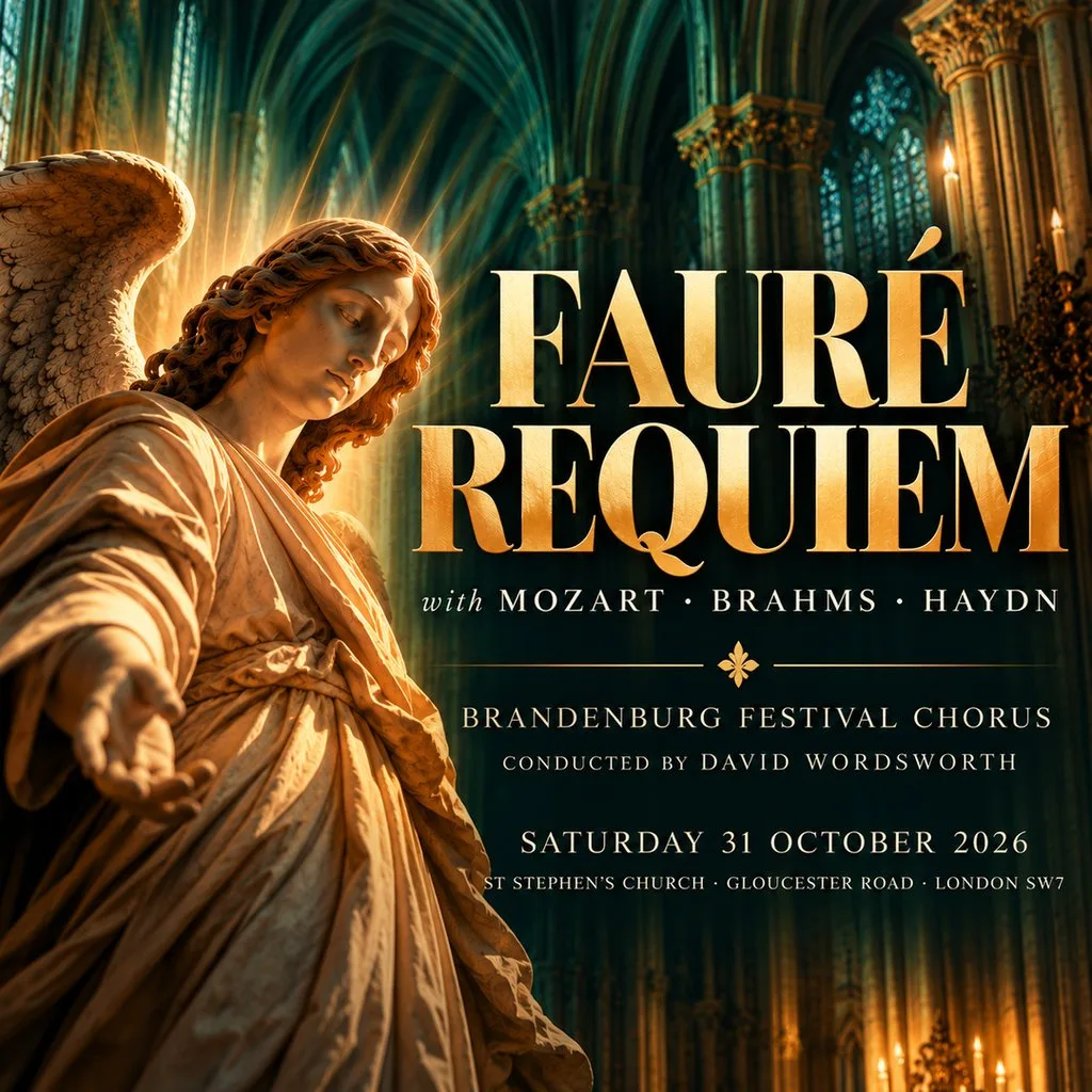 Fauré Requiem with The Brandenburg Festival Chorus at St Stephen's Church Gloucester Road
