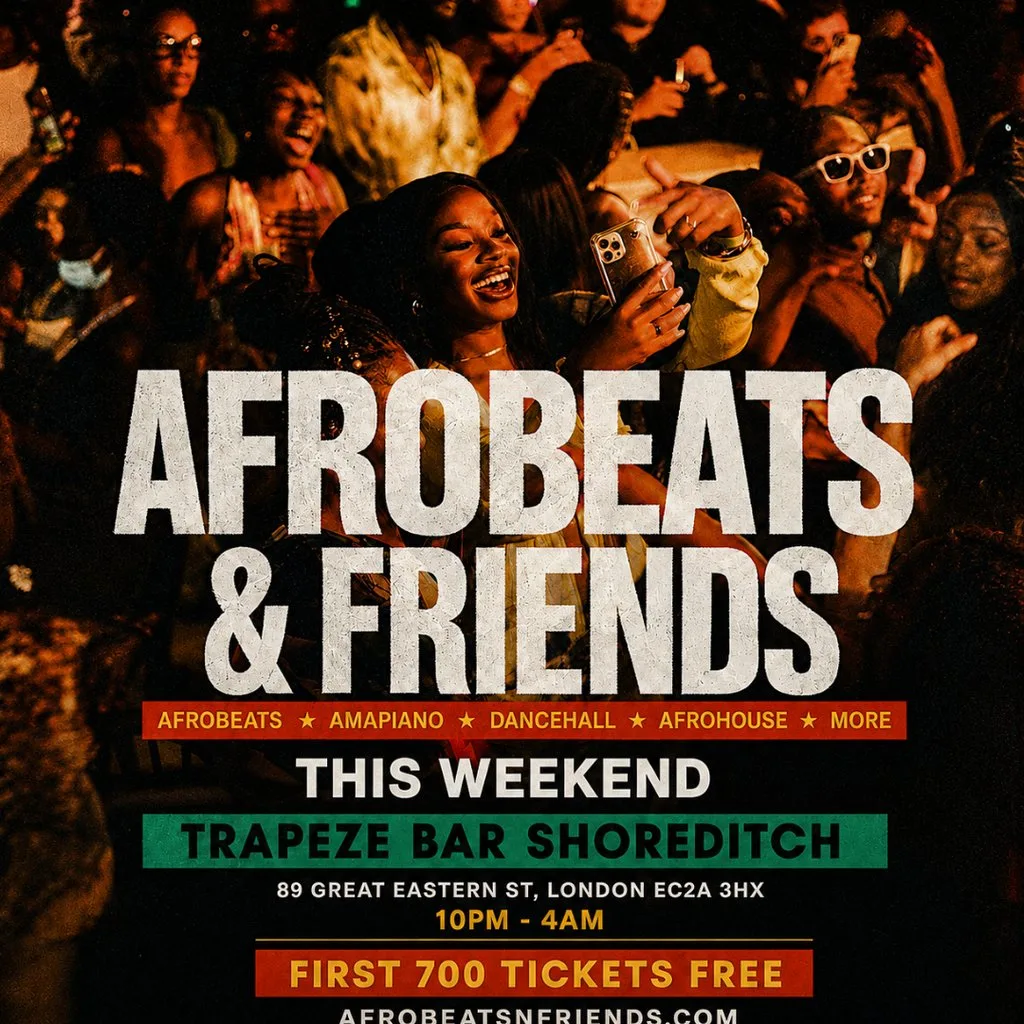 AFROBEATS & FRIENDS - Afrobeats, Amapiano & Bashment in Shoredit at Trapeze Bar