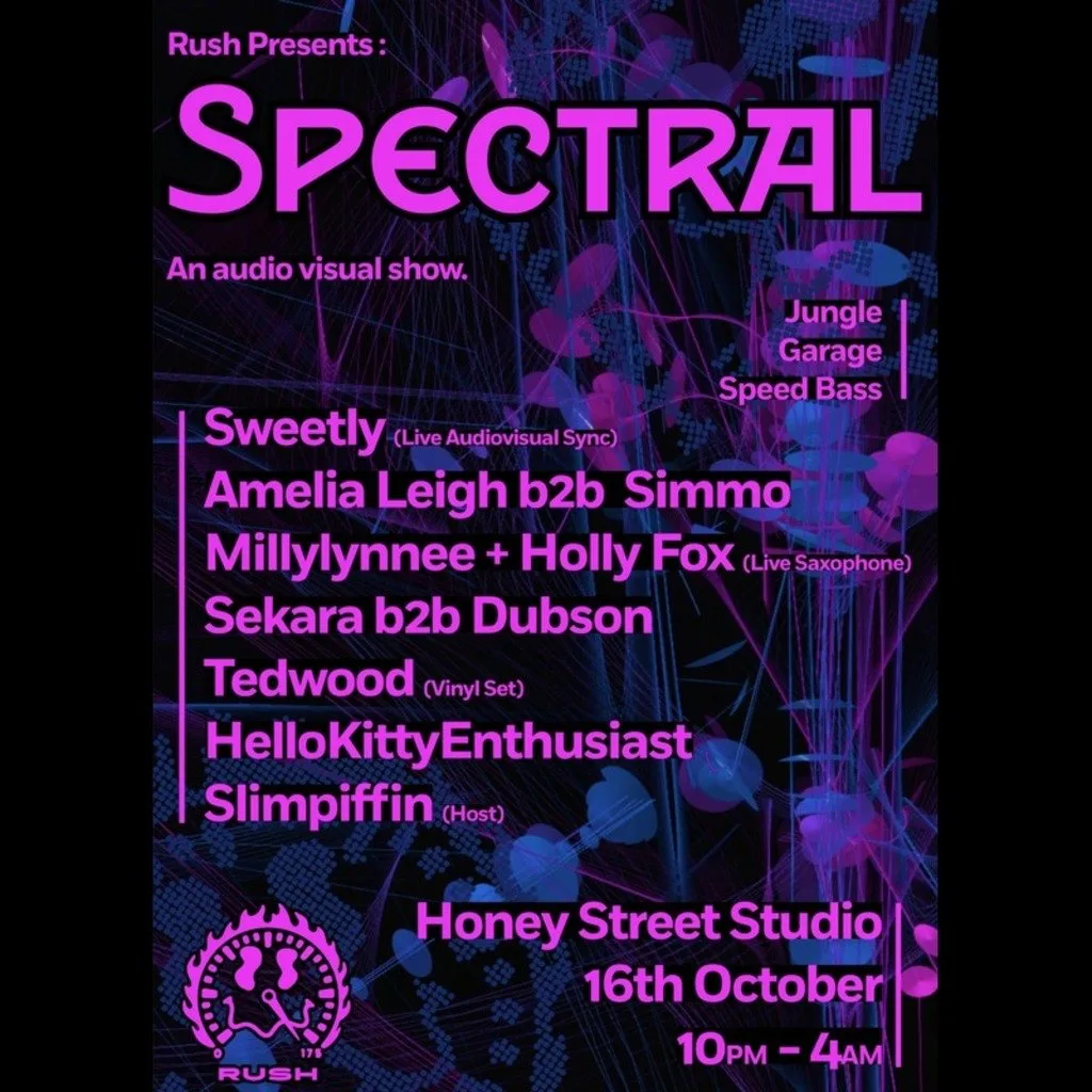 RUSH Presnts : Spectral at Honey Street Studio