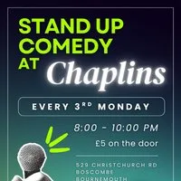 Comedy At Caplins Bar at Chaplins & The Cellar Bar