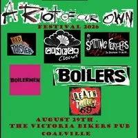 A Riot of our Own festival at THE VICTORIA BIKERS PUB