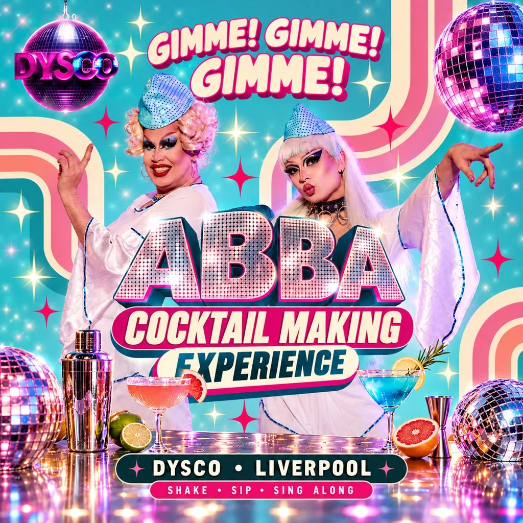ABBA Cocktail Making Experience Liverpool | Gimme! Gimme! Gimme! at DYSCO Liverpool