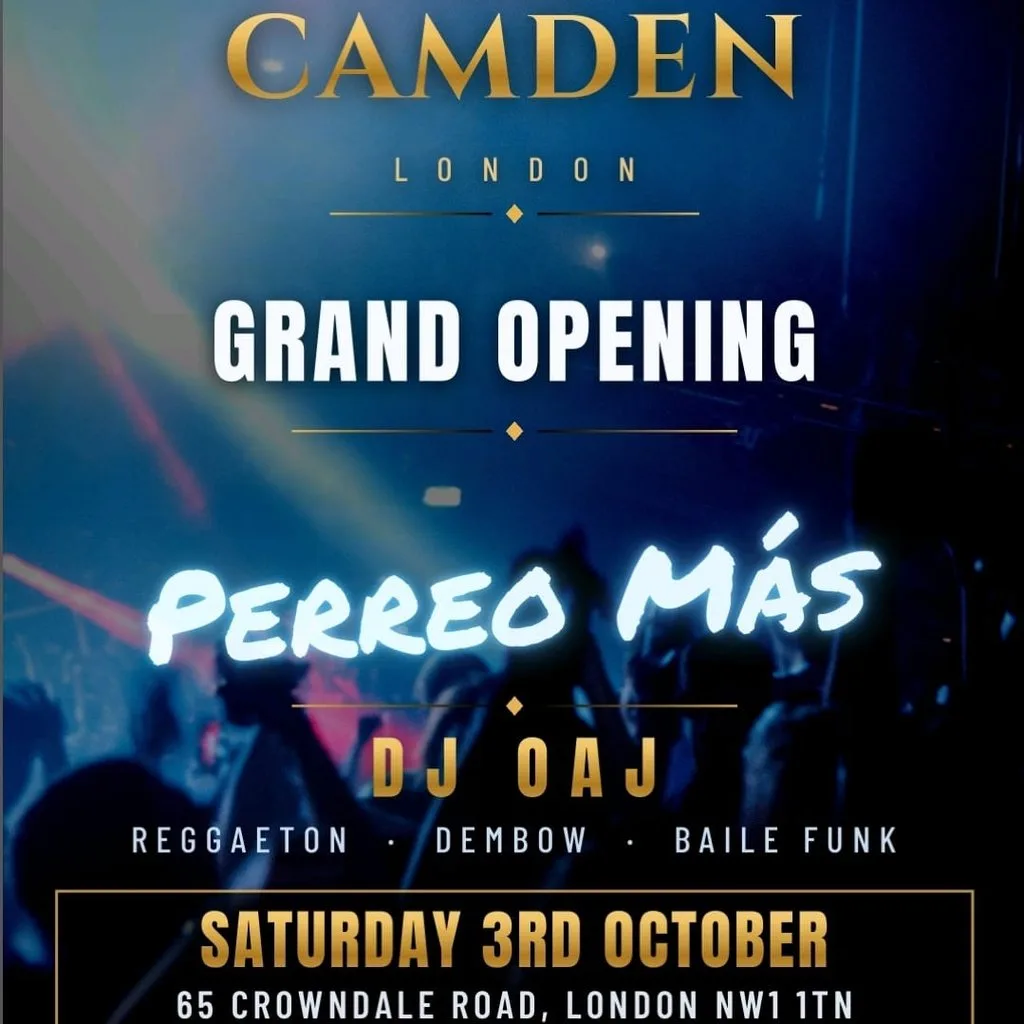 Perreo Más Grand Opening | Reggaeton, Dembow & Baile Funk at The Camden Bar