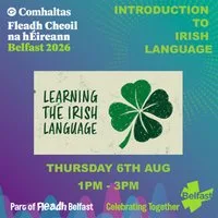 Introduction To Irish Language at The Belfast Barge
