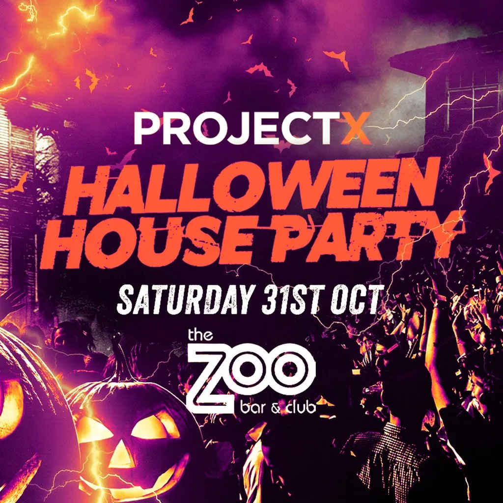 The Project X Halloween House Party - London Halloween 2026 at ZOO BAR