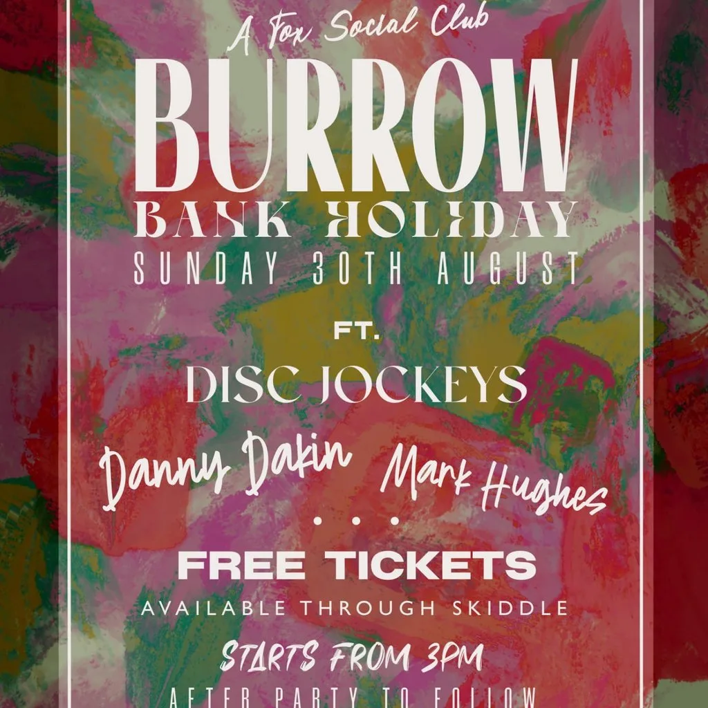 Burrow ... A Fox Social Club Bank Holiday Sunday Special at The Fox Inn