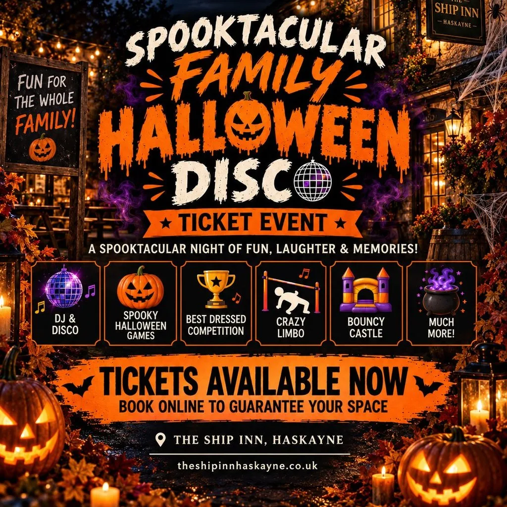 Spooktacular Family Halloween Disco at 6 Rosemary Lane, Haskayne Near Ormskirk
