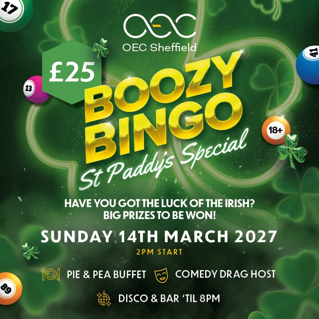Boozy Bingo St Paddys Special at The OEC