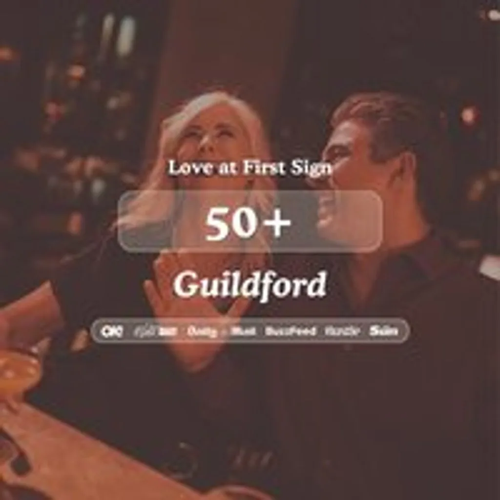 50+ Singles Night @ All Bar One Guildford|Love at First Sign at All Bar One Guildford