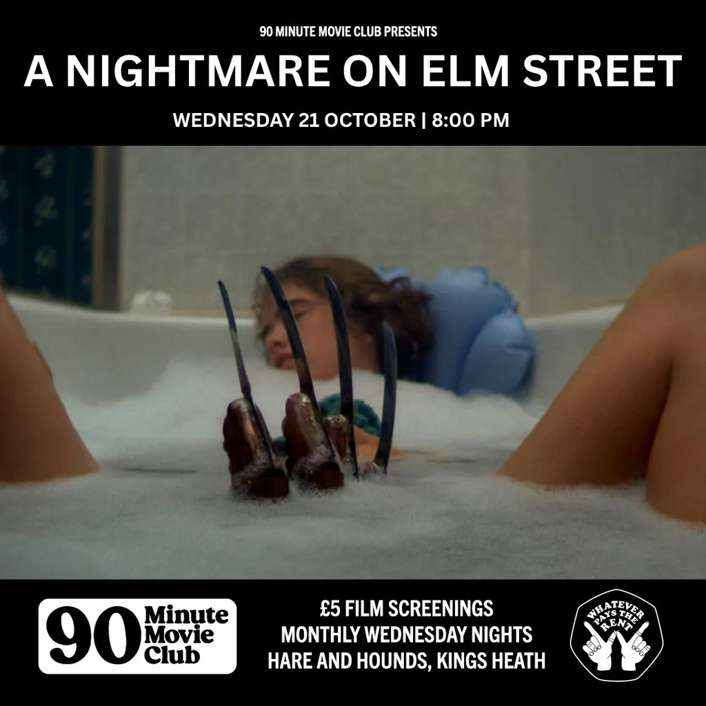 H&H x WPTR 90 Minute Movie Club: 'A Nightmare on Elm Street' at Hare And Hounds Kings Heath