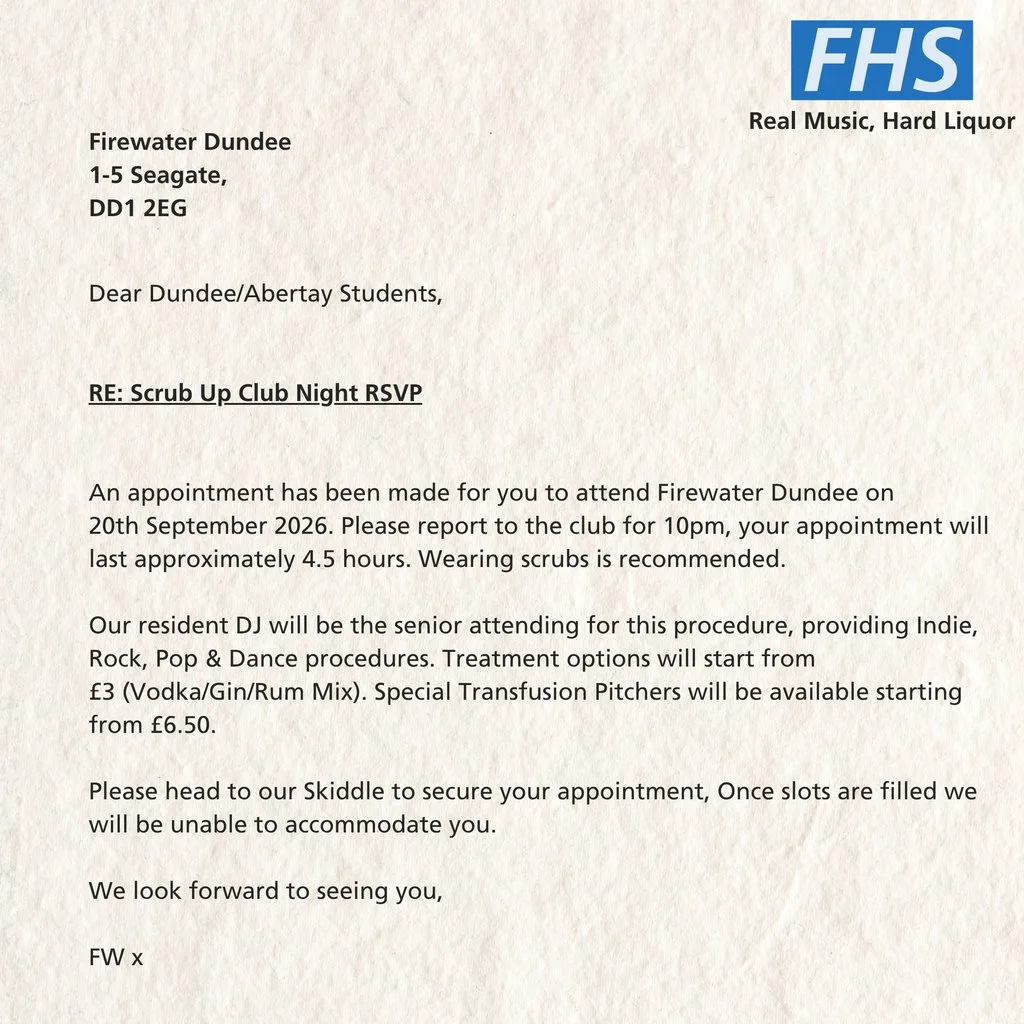 Freshers 2026 - Scrub Up