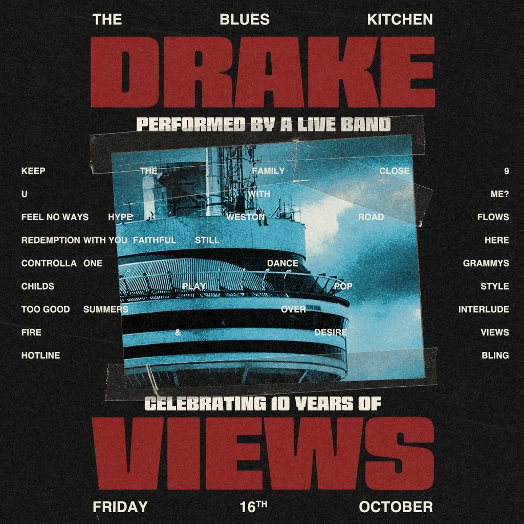 Celebrating Drake: 10 Years of Views at The Blues Kitchen Brixton