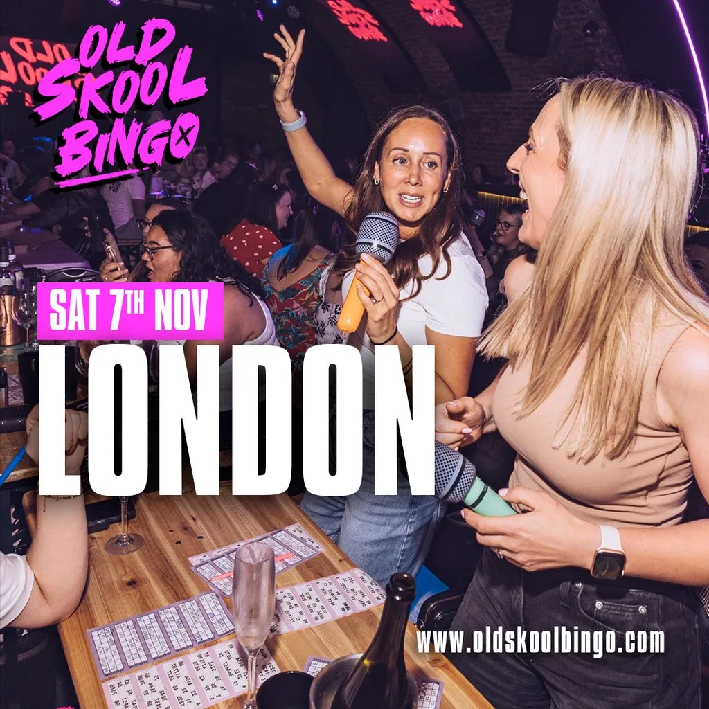 Old Skool Bingo Sat 7th Nov London at Duo Clapham