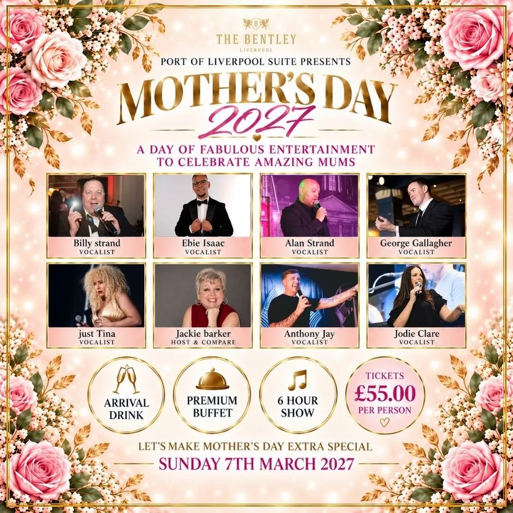 Mothers Day in The Port of Liverpool Suite 2027 at The Bentley
