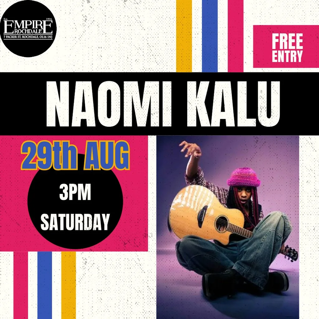 Naomi Kalu live at Empire Rochdale at Empire Rochdale