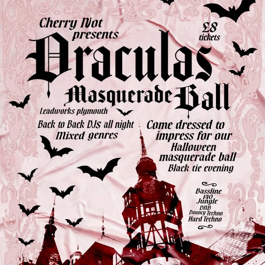 Draculas Masquerade Ball at Leadworks, 170 Rendle St, Stonehouse, Plymouth