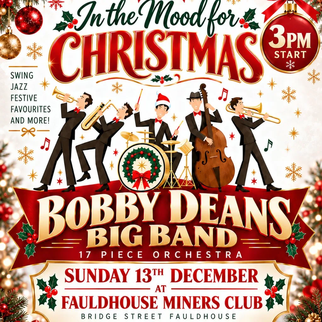 Bobby Deans Big Band Christmas Special - 13th Dec-Fauldhouse