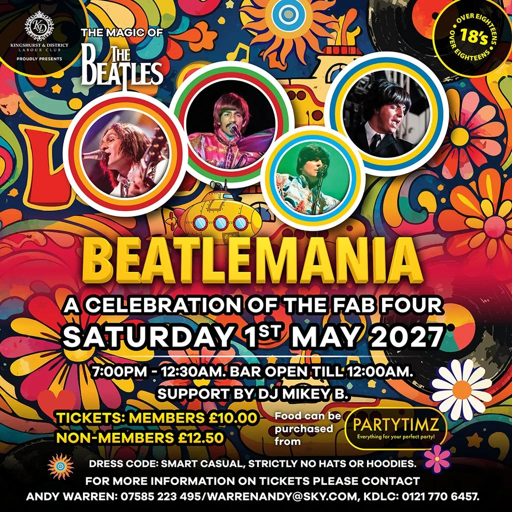 Beatlemania at Kingshurst Labour Club