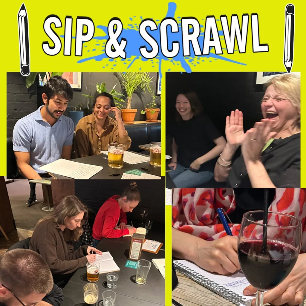 Sip & Scrawl Creative Writing Experience at The Understudy