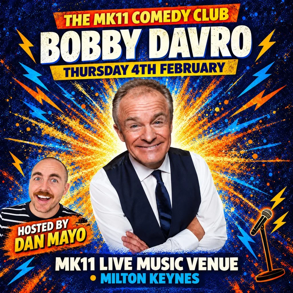 Mk11 Comedy Club - Bobby Davro at MK11 LIVE MUSIC VENUE
