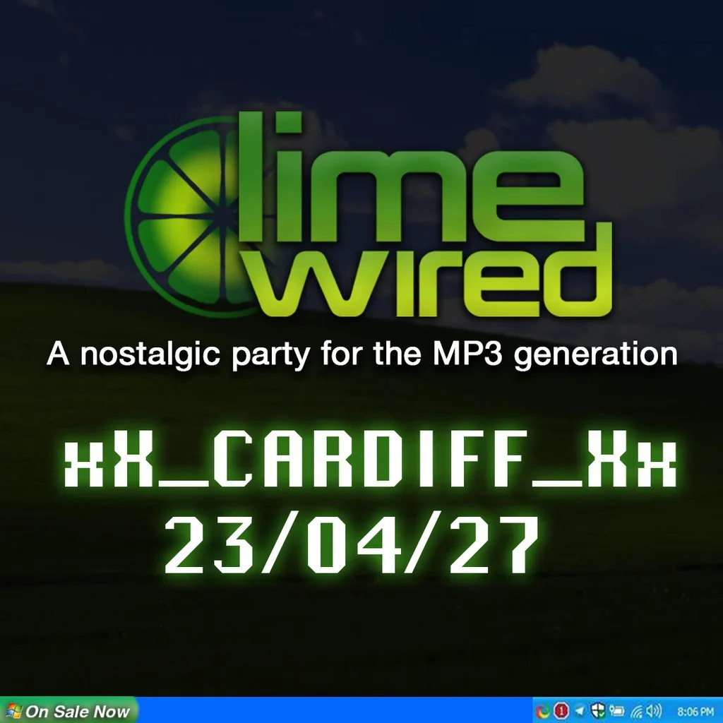 LIMEWIRED: A 2000s Nostalgia Party - Cardiff 2027 at Tramshed