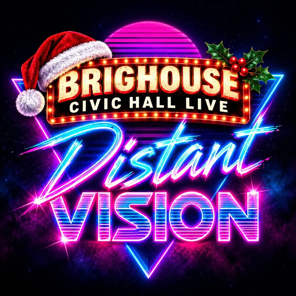 Distant Vision Electro 80s Christmas Party at Brighouse Civic Hall LIVE