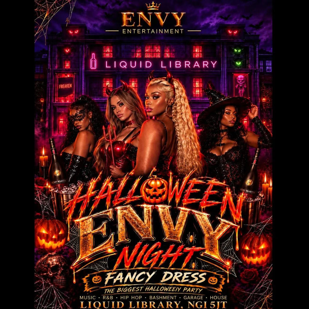 Halloween Envy Night at LIQUID LIBRARY