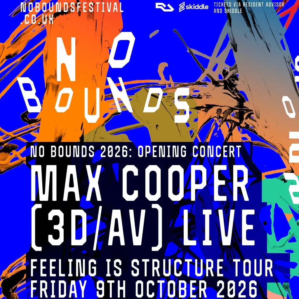 No Bounds '26: Opening Concert ft Max Cooper [3D/AV Live] & More at Peddler Warehouse