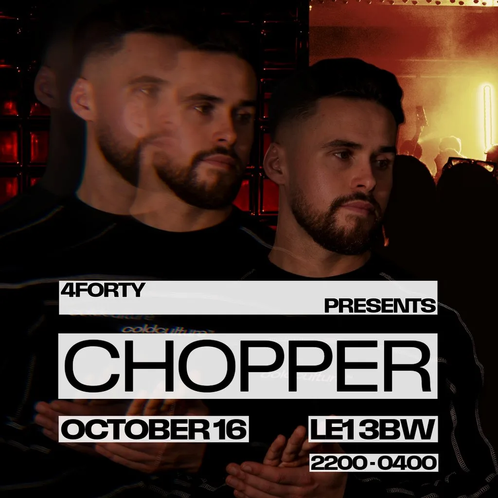 CHOPPER | Leicester | £4 Drinks