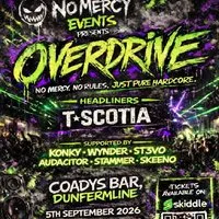 No mercy events presents overdrive at McQ's @ Coadys
